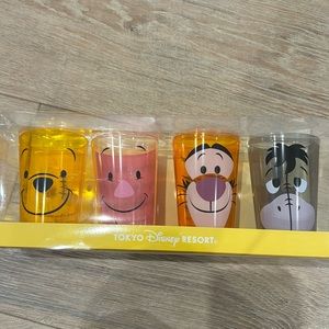 Tokyo Disney Winnie the Pooh set of cups. NWT.